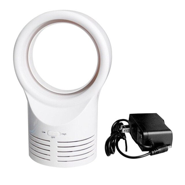 Bladeless Fan AirFlow Cooling Fan Mute Dedicated Leafless Home Office Desk Air Cooler Baby Safe Summer Fan