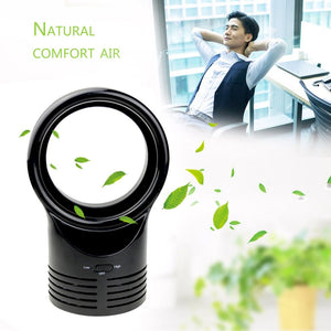 Bladeless Fan AirFlow Cooling Fan Mute Dedicated Leafless Home Office Desk Air Cooler Baby Safe Summer Fan